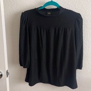 NWOT. Perfect spring blouse with mock neck.